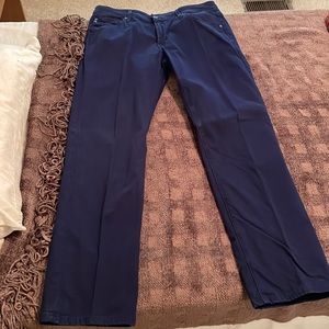 AG mens dark blue “the graduate” 5 pocket pants
